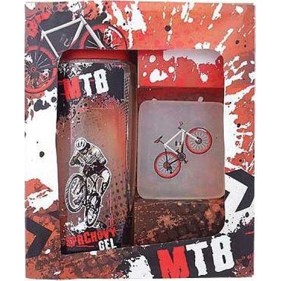 Böhmen Geschenke Für Radfahrer MTB Duschgel 300 ml + Seife 70 g, Kosmetikset