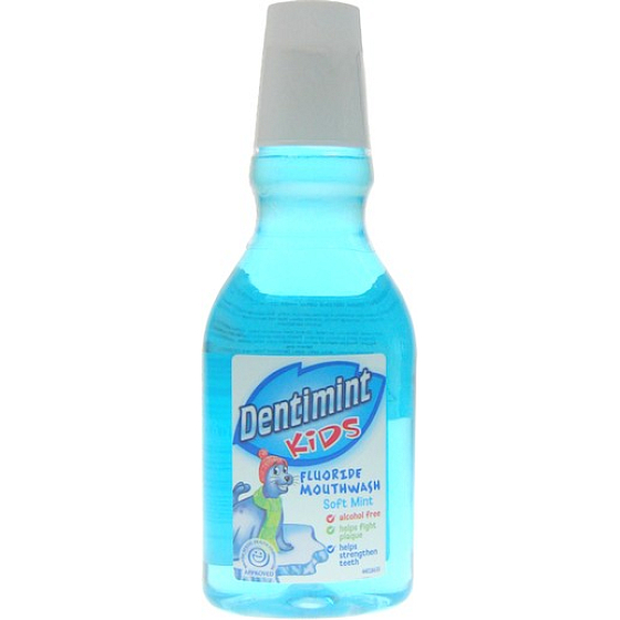 Dentimint Kids Fluoride Mountwash Weichminze Mundwasser 300 ml