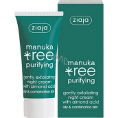 Ziaja Manuka Tree Purifying sanft exfolierende Nachtcreme 50 ml