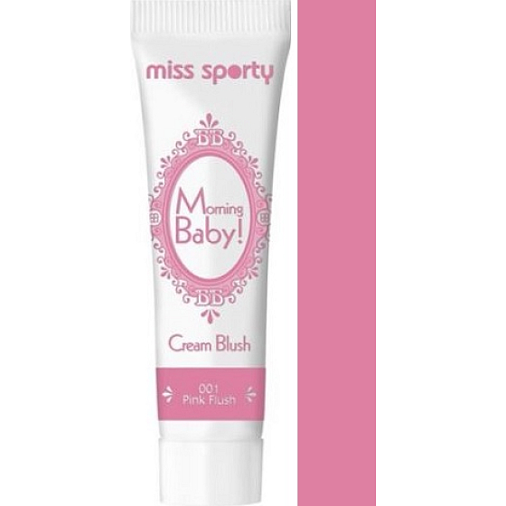 Miss Sports Morgen Baby Cream Blush 001 Pink Flush 14 ml