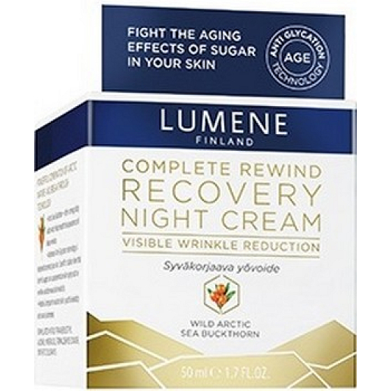 Lumene Complete Rewind Recovery Nachtcreme intensive Nachtcreme 50 ml
