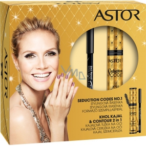 Astor Seduction Codes N1 Volumen & Definition Mascara schwarz 10,5 ml + Eyeliner schwarz 3 g, Kosmetikset