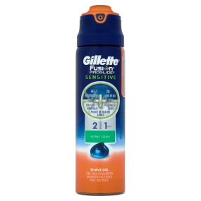 Gillette Fusion ProGlide Sensitive Alpine Clean 2 in 1 Rasiergel, für Männer 170 ml