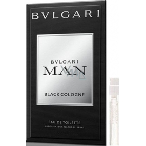 Bvlgari Man Black Köln Eau de Toilette 1,5 ml mit Spray, Fläschchen