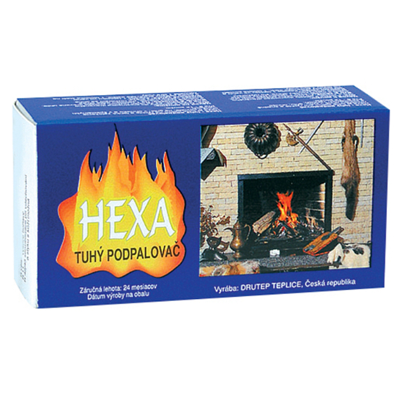 Hexa Feste Anzündhilfe, feste Spiritus, Würfel, 200 g