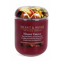 Heart & Home Candle Warm Weihnachts-Soja-Duftkerze Medium brennt bis zu 30 Stunden 110 g