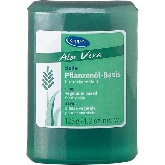 Kappus Aloe Vera Öl natürliche Toilettenseife für trockene Haut 125 g
