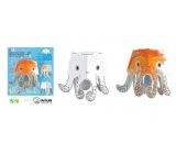 Monumi 3D Octopus zum Malen 16,5 cm, für Kinder ab 5 Jahren