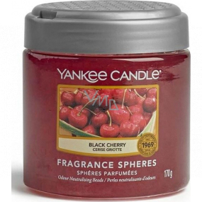 Yankee Candle Black Cherry - Reife Kirschen Spheres duftende Perlen neutralisieren Gerüche und erfrischen kleine Räume 170 g