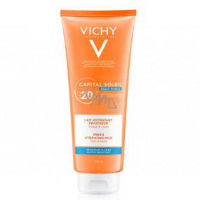 Vichy Capital Soleil SPF20 Sonnenschutzlotion für Gesicht und Körper für die ganze Familie 300 ml