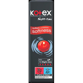 Kotex Maxi Night Damenbinden, 10 Stk