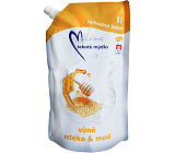 Miléne Milch- und Honig Flüssigseife, Nachfüllung, 1 l