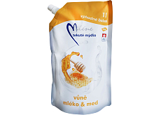 Miléne Milch- und Honig Flüssigseife, Nachfüllung, 1 l