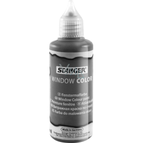 Stanger Glasmalfarbe Grau 80 ml