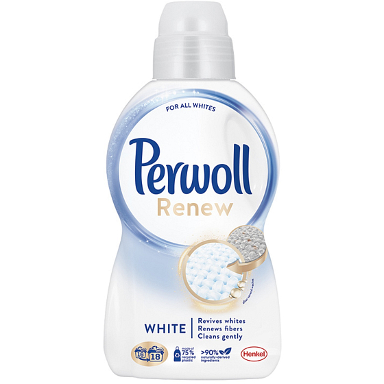 Perwoll Renew White Laundry Gel für weiße und helle Wäsche 18 Dosen 990 ml