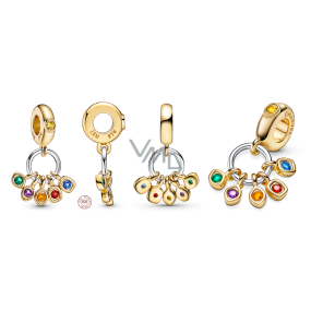 Charms Sterling Silber 925 Marvel The Avengers, Infinity Stones - Infinity Gems, Anhänger für Armband Charms Sterling Silber 925 Marvel The Avengers, Infinity Stones - Infinity Gems, Anhänger für Armband