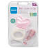 Mam Mini Cooler & Clip leichter Beißring mit Kühlteil und Gurt für Babys ab 2 Monaten Rosa