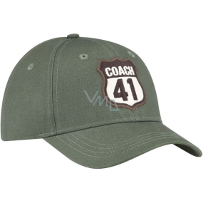 Coach Herrenmütze 2023 grüne Mütze mit Logo 1 Stück