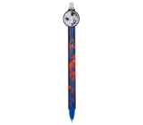 Colorino Gummierter Stift Spiderman weiße Spinne, blaue Mine 0,5 mm