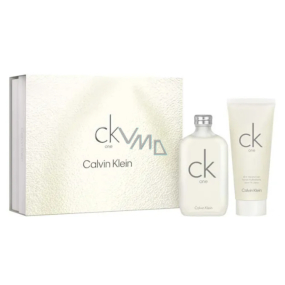Calvin Klein One Eau de Toilette 200 ml + Körperlotion 200 ml, Unisex-Geschenkset