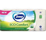 Zewa ECO Comfort 3-lagiger Toilettenpapier, 8 Rollen, 19,3 m Rolle