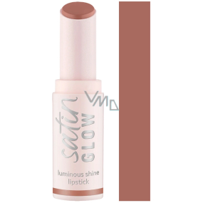 Essence Satin Glow lesklá rtěnka 01 Whole Latte Love 3,5 g Essence Satin Glow lesklá rtěnka 01 Whole Latte Love 3,5 g