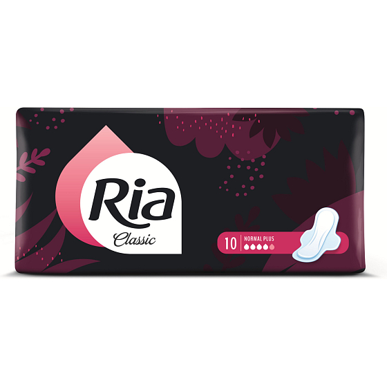 Ria Classic Normal Plus Deo Damenbinden, 10 Stück