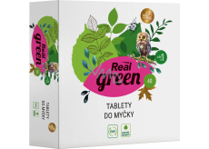 Real Green Clean tablety do myčky, 40 ks