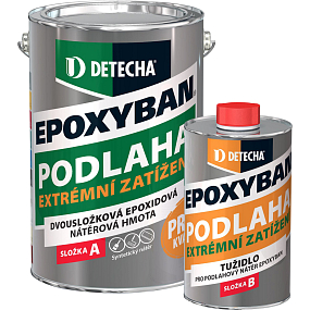 Epoxyban Epoxidfarbe für Böden, für extreme Belastungen, RAL 7045 grau, 2,5 kg