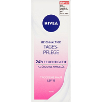 Nivea Essential Nährende Tagescreme für trockene bis empfindliche Haut SPF15 50ml