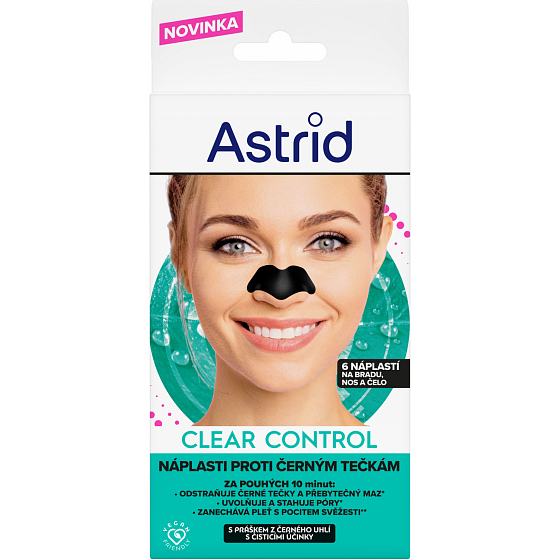 Astrid Clear Control – Pflaster gegen schwarze Punkte (6 Stk.)