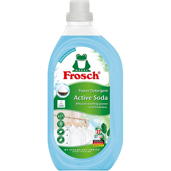 Frosch Active Soda biologisches Waschgel, 22 Wäschen, 1,5 l
