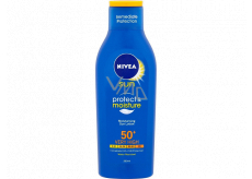 Nivea Sun Protect & Moisture OF50 + feuchtigkeitsspendende Sonnencreme 200 ml