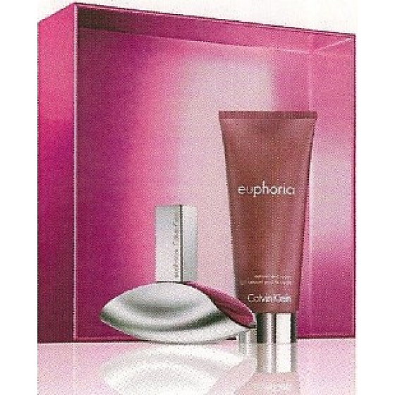 Calvin Klein Euphoria parfümiertes Wasser 30 ml + Körperlotion 100 ml, Geschenkset