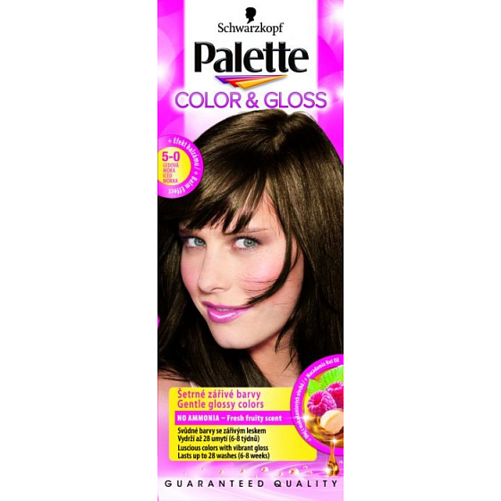 Schwarzkopf Palette Farbe & Glanz Haarfarbe 5 - 0 Eismokka