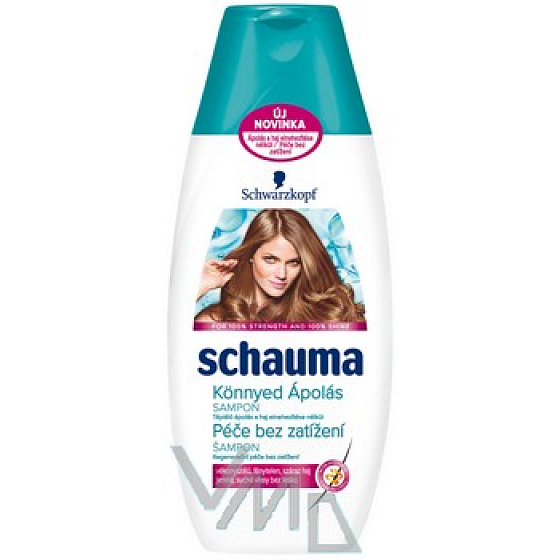 Schauma Care ohne Ladung Shampoo für feines, trockenes Haar ohne Glanz 400 ml