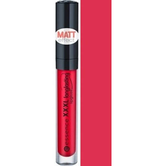 Essence Xxxl Longlasting Lipgloss Lipgloss 07 Seidenrot Matt Effekt 4,5 ml