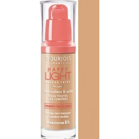 Bourjois Happy Light Foundation Make-up 55 Beigefarbener Rosé 30 ml