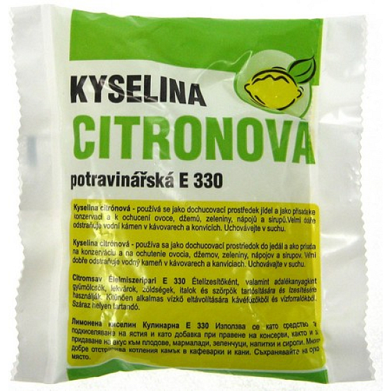Zitronensäure für Lebensmittel E 330 bewährtes Haushaltsprodukt 100 g