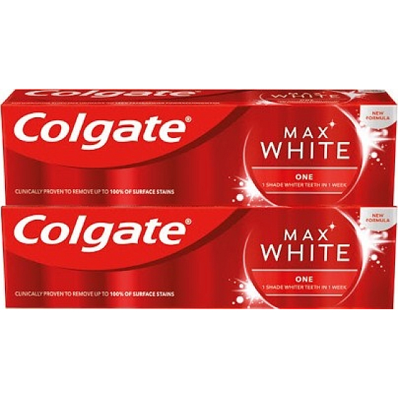 Colgate Max White Eine Zahnpasta 2 x 75 ml, Duopack