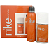 Nike Woman parfümiertes Deodorantglas für Frauen 75 ml + Deodorant Spray 200 ml, Geschenkset
