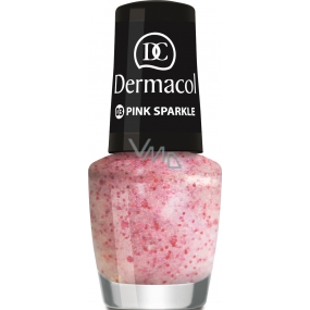 Dermacol Nagellack mit Effekt Nagellack mit Effekt 03 Pink Sparkle 5 ml