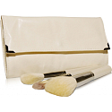 Sei schick! Pearle Miracle Set aus Kosmetikpinseln 10 Stück + Summer Look-Palette mit 4 Lidschatten + Smokey Eyes-Palette mit 4 Lidschatten