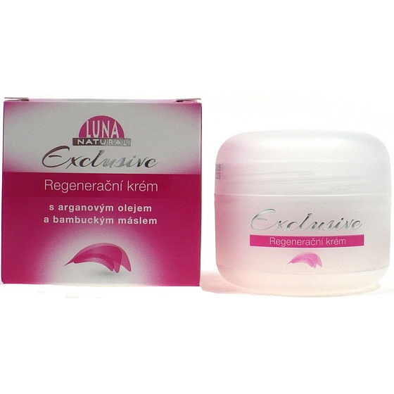Luna Natural Exklusive Regenerationscreme mit Arganöl und Sheabutter für alle Hauttypen 50 ml