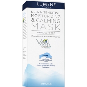 Lumene Ultra Sensitive Moisturizing & Calming Mask Beruhigende und feuchtigkeitsspendende Maske für sehr empfindliche Haut 75 ml