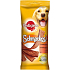 Pedigree Schmackos Rindfleisch Delikatesse für Hunde Ergänzungsfutter 5 Stück 43 g