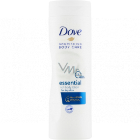 Dove Essential Nourishment Body Lotion für trockene Haut 400 ml