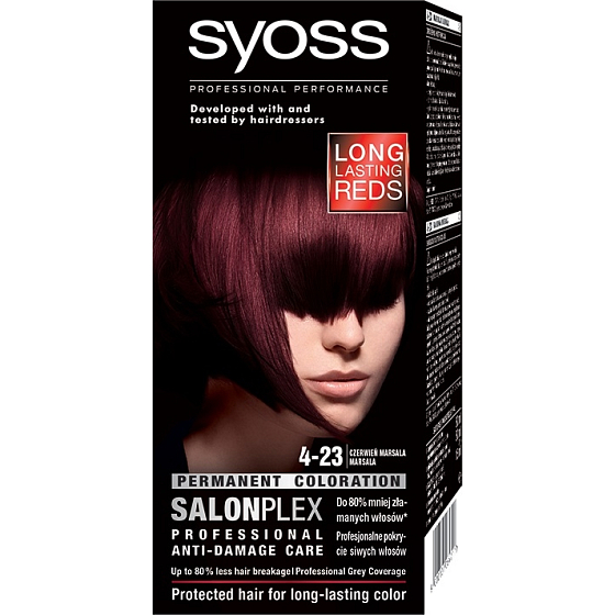 Syoss Color SalonPlex Haarfarbe 4-23 Marsala