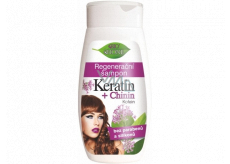 Bione Cosmetics Keratin & Chinin regenerierendes Shampoo für alle Haartypen 260 ml