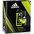 Adidas Pure Game Deodorant Spray für Männer 150 ml + 3 in 1 Duschgel für Körper, Gesicht und Haare 250 ml, Kosmetikset